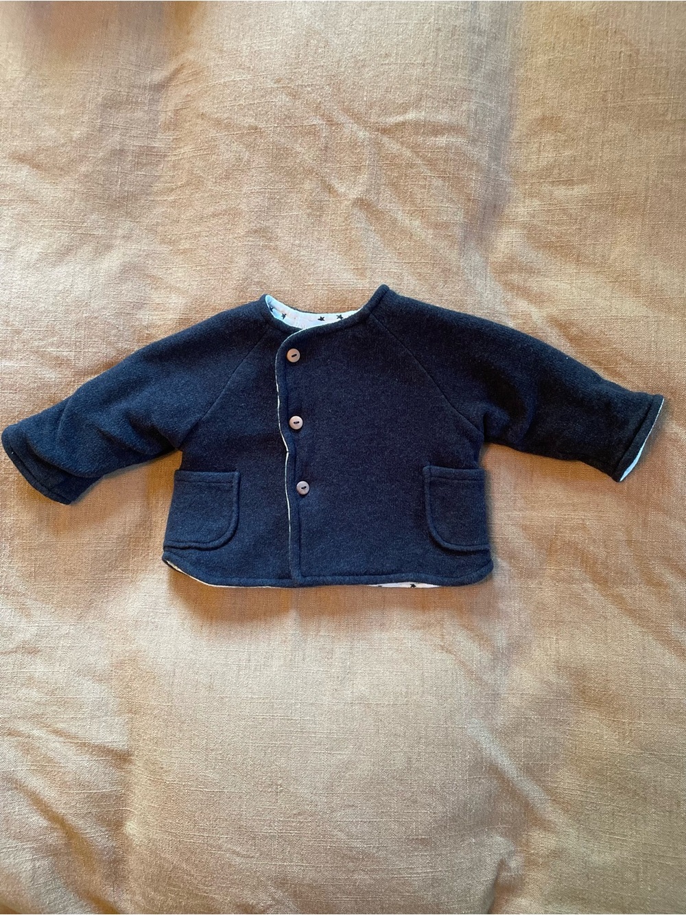 Zara 0-3 month navy blue jacket/coat